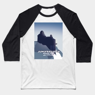 Jungfraujoch Bernese Alps Switzerland Baseball T-Shirt